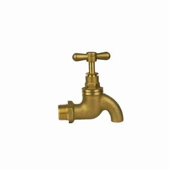 T 손잡이 파이프 라인 탭 Brass Bibtaps Nozzle 1/2in 남성 스레드 Brass Bib Tap