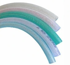 비 톱션 맑은 유연한 강화 된 Hose 물 PVC 엮은 Hose 정원 자동차 세탁용