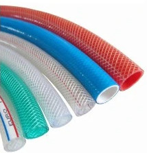 비 톱션 맑은 유연한 강화 된 Hose 물 PVC 엮은 Hose 정원 자동차 세탁용