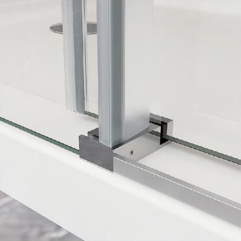 52 X 36 X 79 인치 10mm 맞춤형 유리 샤워장 900 사각형 샤워장